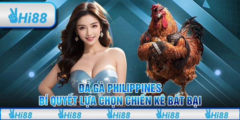 Đá gà Philippines: Bí quyết lựa chọn chiến kê bất bại