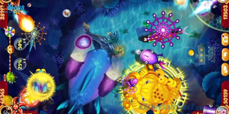 Các loại cá và vũ khí trong bắn cá iCa