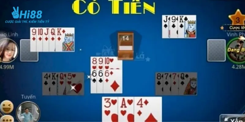 Nắm vững quy định về xé cạ trong Phỏm Tá Lả