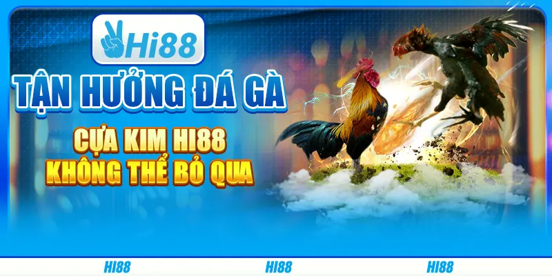 Tận Hưởng Đá Gà Cựa Kim Tại Hi88 Không Thể Bỏ Qua